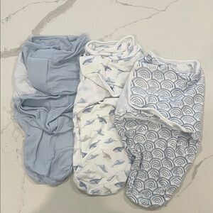 Aden + anais easy swaddle wrap 3-pack, at sea, 0-3 months